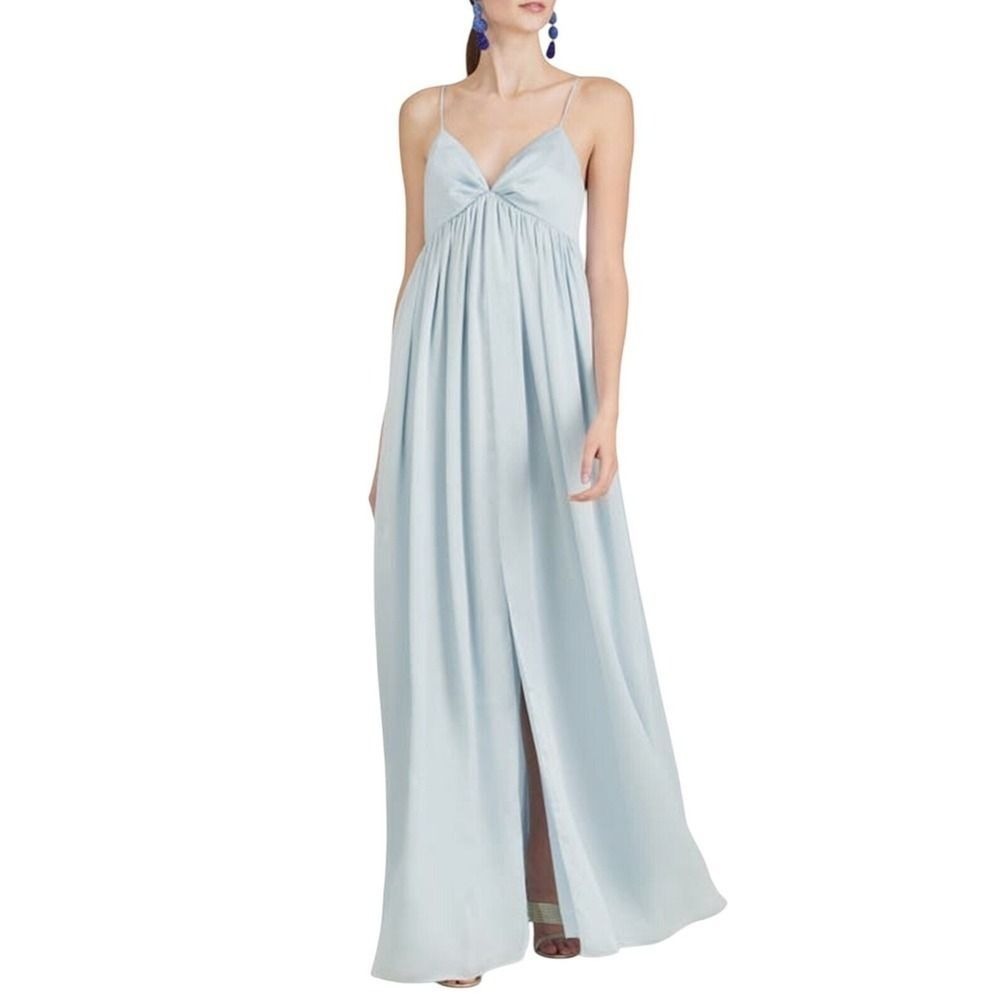$285 NWT SACHIN & BABI Jessica Ice Blue Gown Maxi Dress Formal Prom Bridal SZ 2